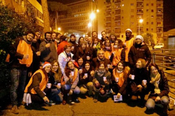 Cena di Natale alla stazione di Ostiense